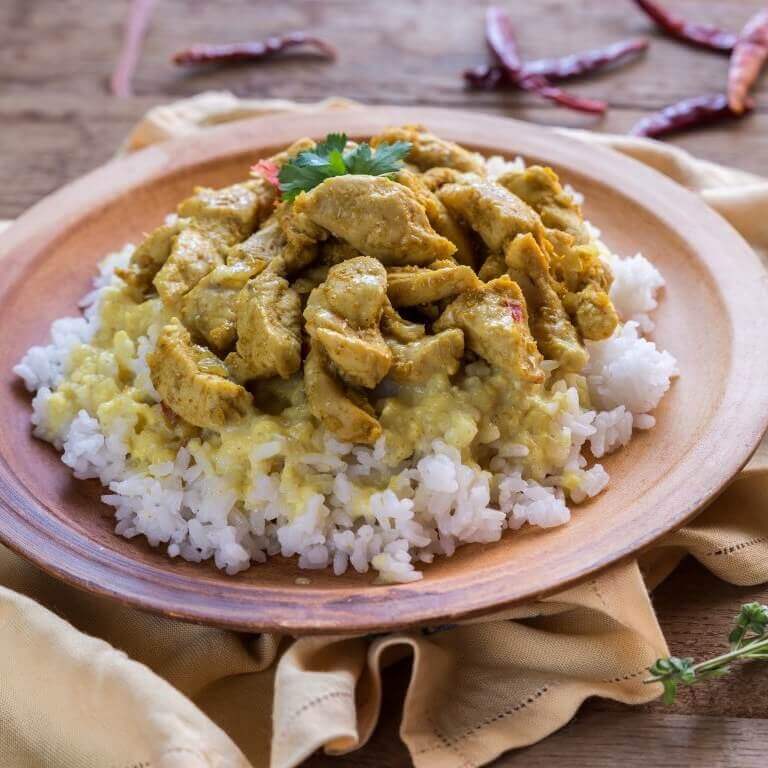 Poulet A La Vanille Et Au Lait De Coco Recette Facile